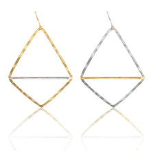 Load image into Gallery viewer, Geometric Bar Hoop Earring
