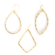 Load image into Gallery viewer, Brass Hoop Earrings
