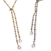 Load image into Gallery viewer, Moroccan Quartz Wrap Lariat
