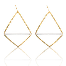 Load image into Gallery viewer, Geometric Bar Hoop Earring
