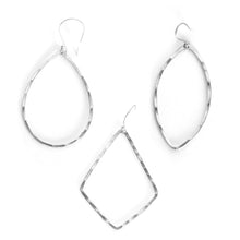 Load image into Gallery viewer, Silver Hoop Earrings
