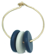 Load image into Gallery viewer, Dainty Heishi Hoop
