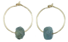 Load image into Gallery viewer, Dainty Labradorite Hoop
