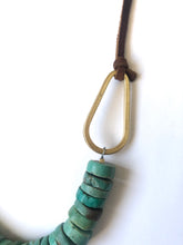 Load image into Gallery viewer, Turquoise Brass Accent
